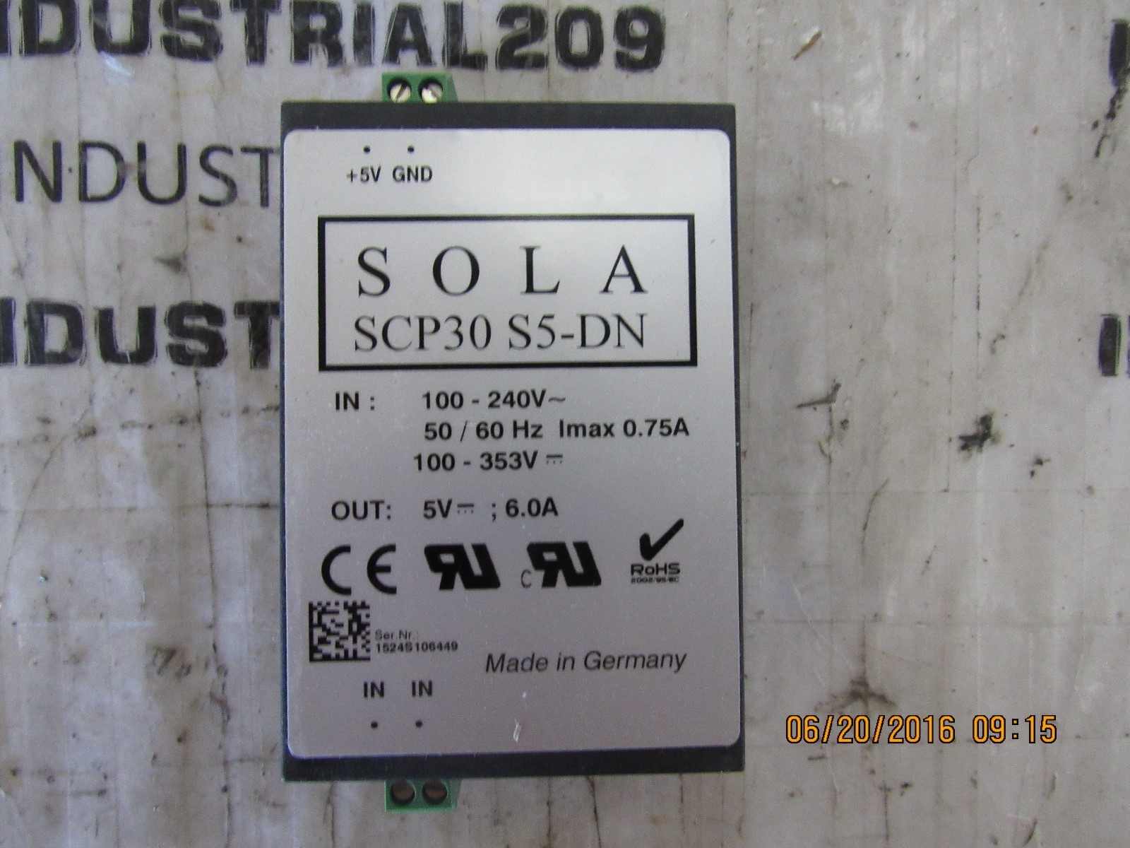 EGS SOLA/ HEVI DUTY BOARD POWER SUPPLY SCP30S5-DN NEW IN BOX