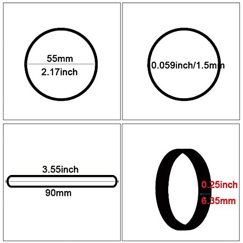 AMUU Rubber Bands Size #64 227G/0.5 Lb Purple Blue Black Rubber Bands for Office