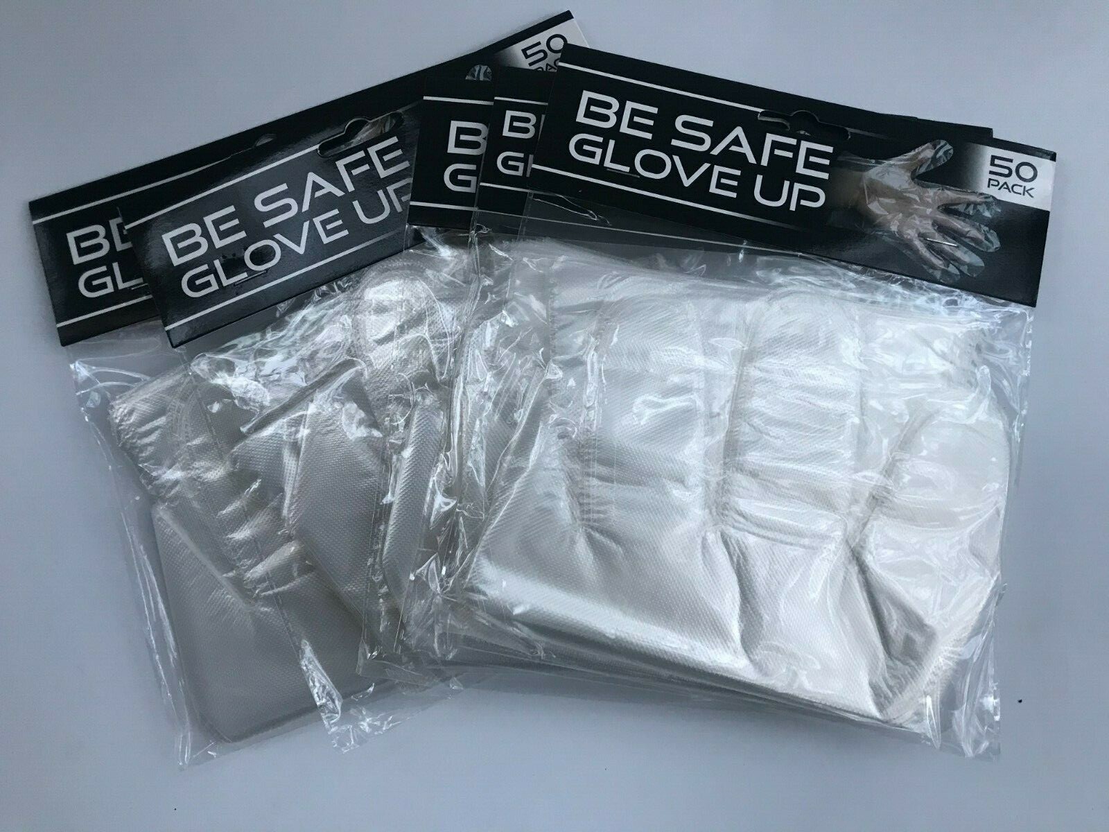100 /200 /1000 /2000 Count – Clear PE Plastic Gloves Cooking Cleaning Hair Dying