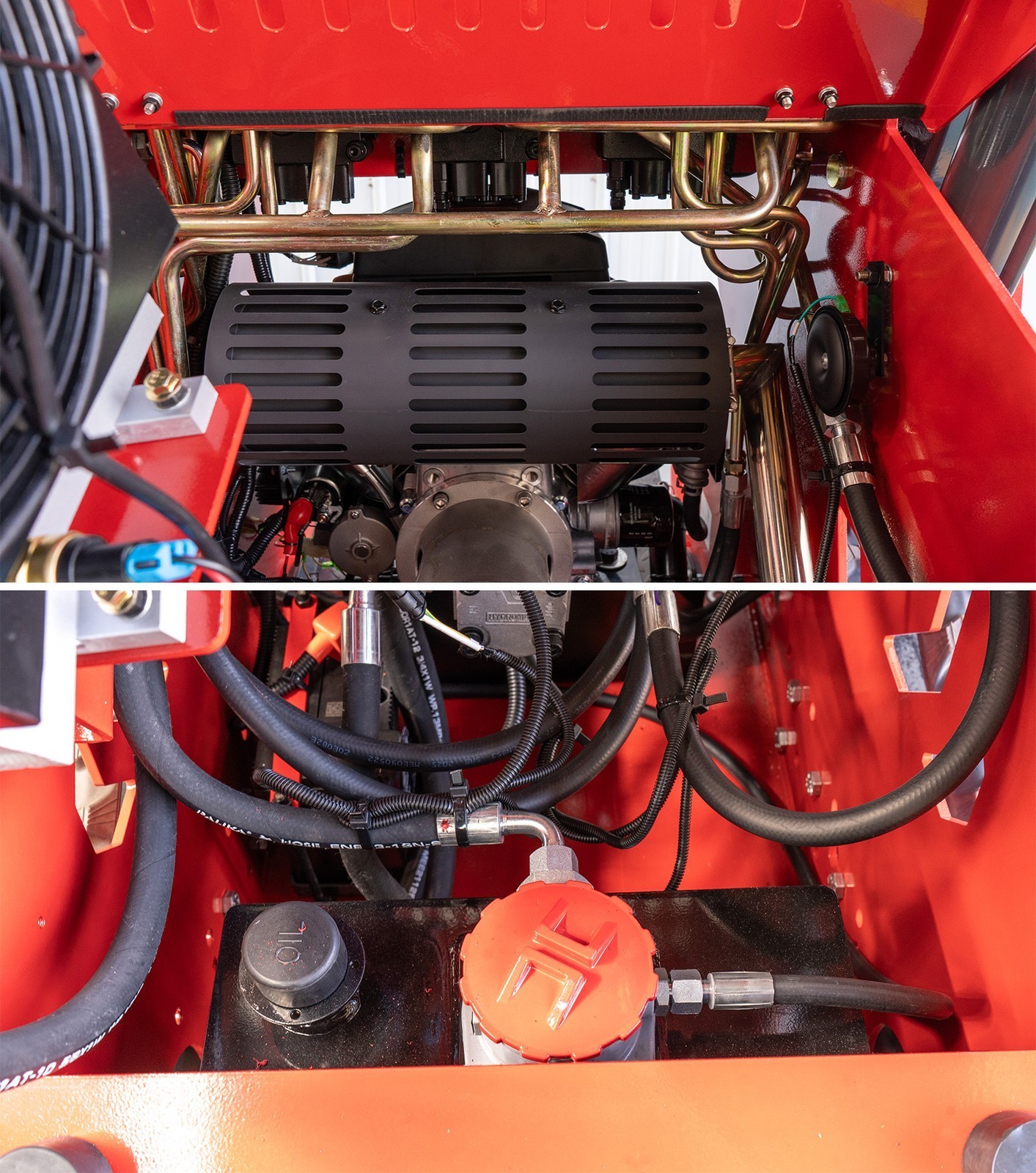 NEW 2645Lbs Tracked Mini Skid Steer Loader 23HP 3-Pumps Dual Level Operation EPA