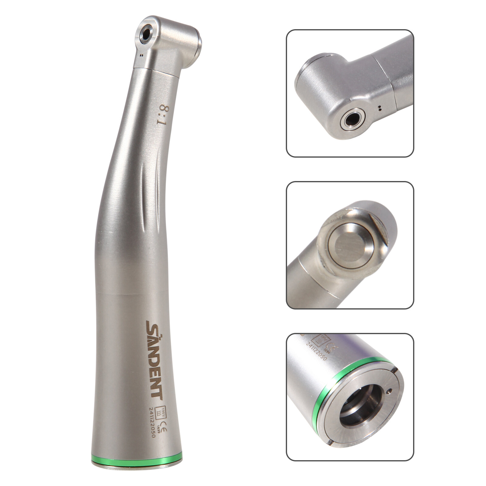 Dental 8:1 Endo Handpiece Endodontic Contra Angle Mini Head Push Button fit NSK
