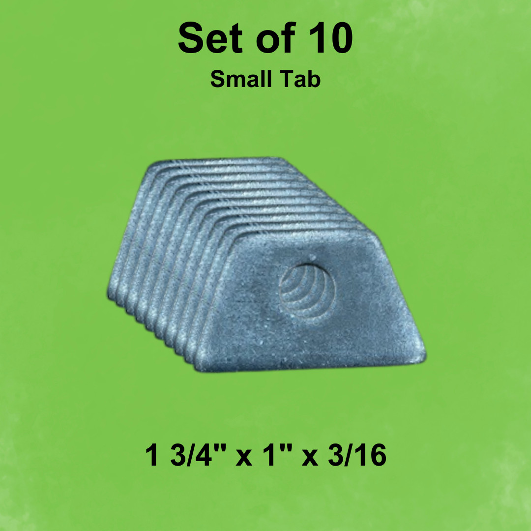 Weld On Tabs and mounts, -Pack of 50 Thick 3/16″ Steel Tabs, Rat Rod, Chassis