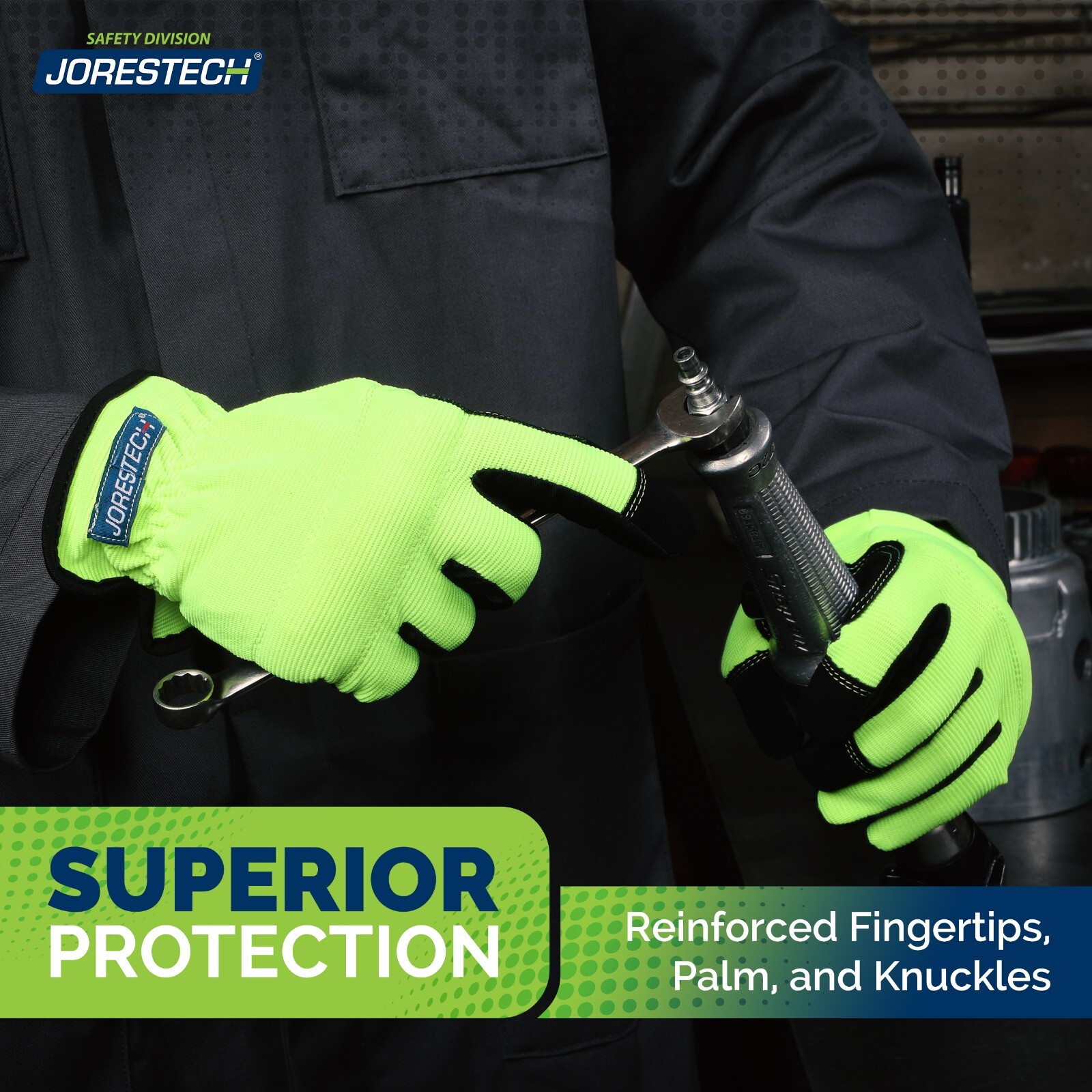 All Purpose Utility Work Gloves High Performance Mechanics Gloves, 3 Pair NEW