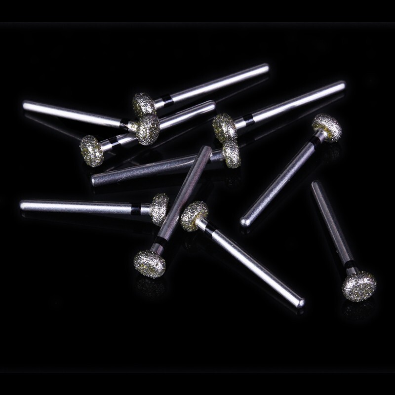 10 pcs Dental High Speed Diamond Burs Circular wheel Super Coarse Diamond Drills