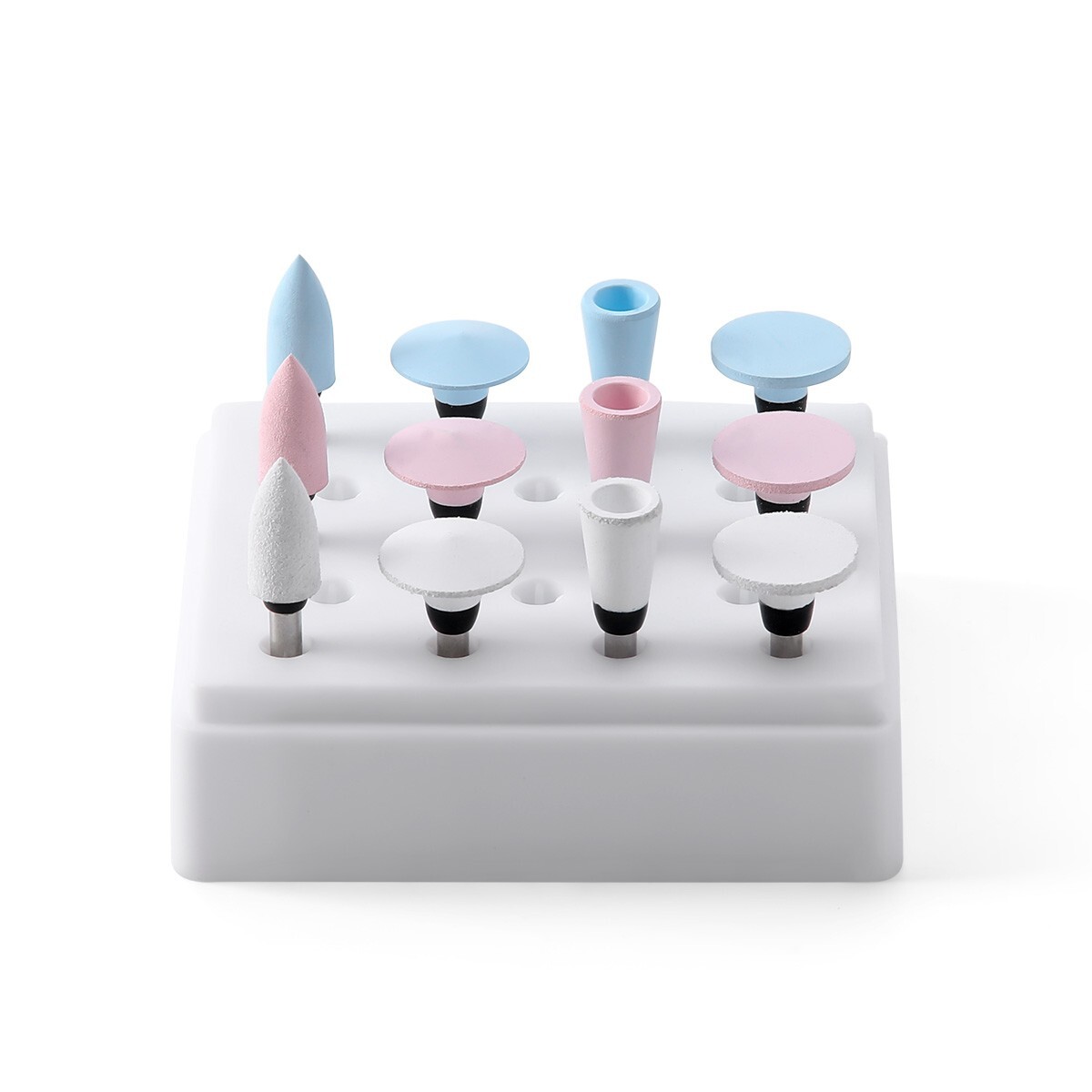 Dental Composite Polishing Burs Kit RA Silicone Polisher 2.35mm for Contra Angle