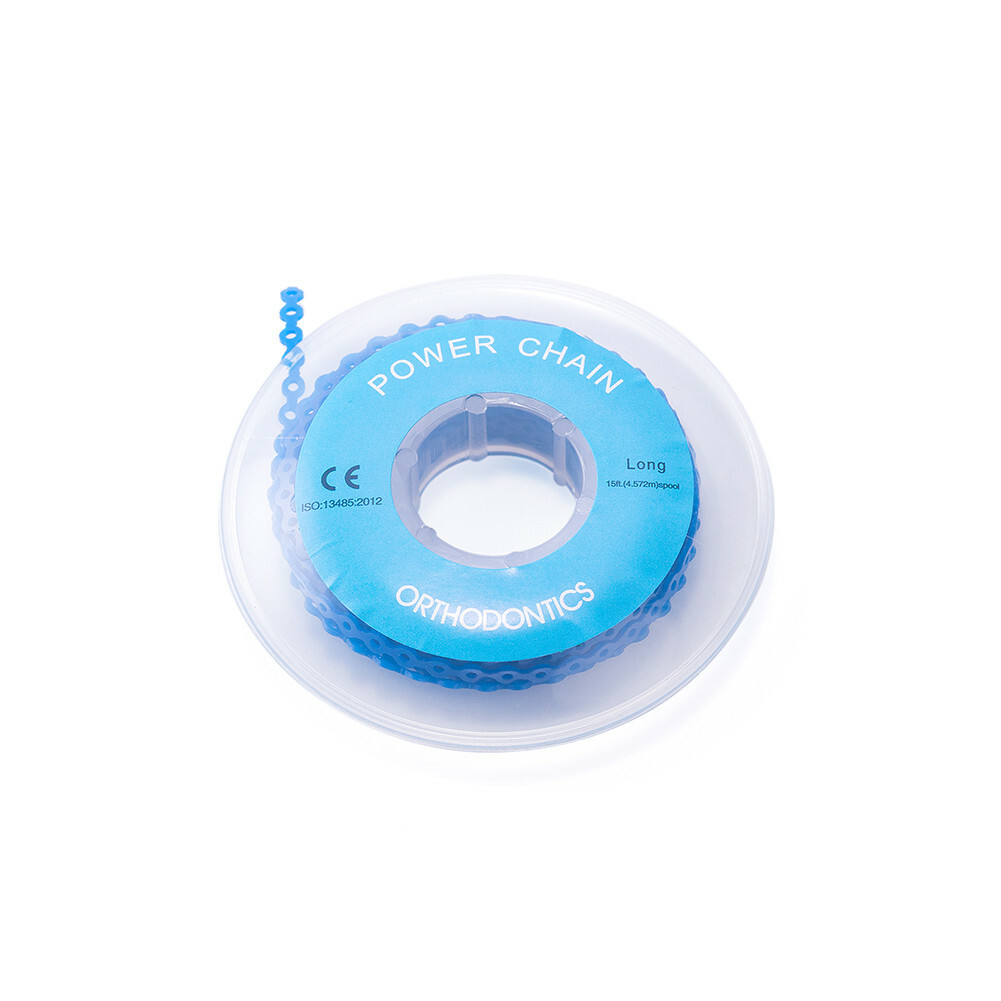 15feet Dental braces Power Chains Orthodontic super Elastic Closed/Short/Long