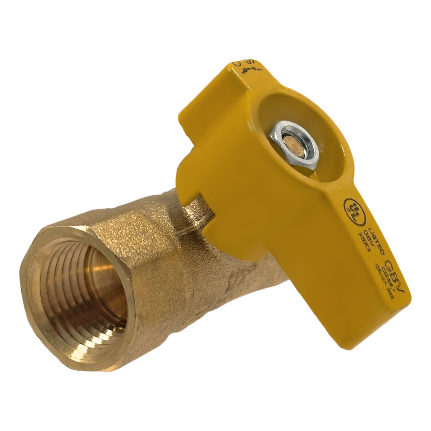 50) 1/2″ IPS BRASS GAS VALVE, CSA APPROVED 1/4 TURN – PROPANE, NATURAL GAS