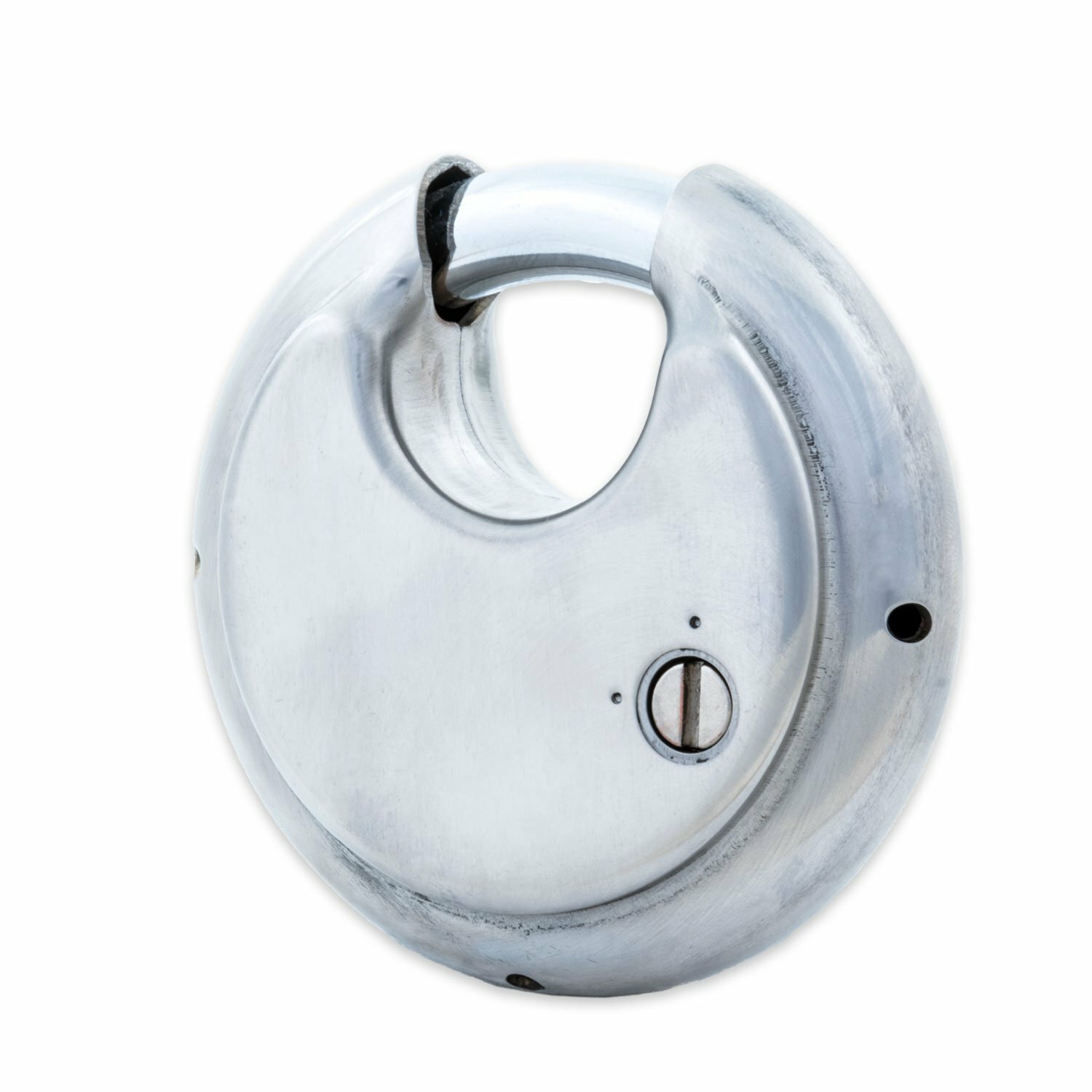 FJM SX790 Combination Disc Padlock Stainless Steel 4 Number Resettable No Keys