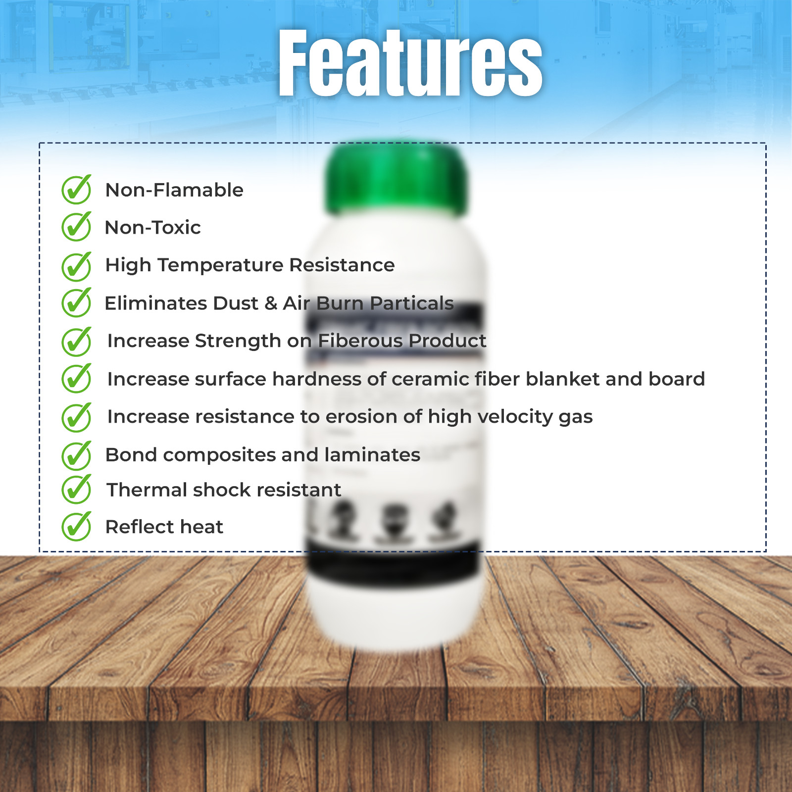 Coating for Ceramic Fiber Blanket Fireproof Insulation, 2300F – 16 Oz, Rigidizer