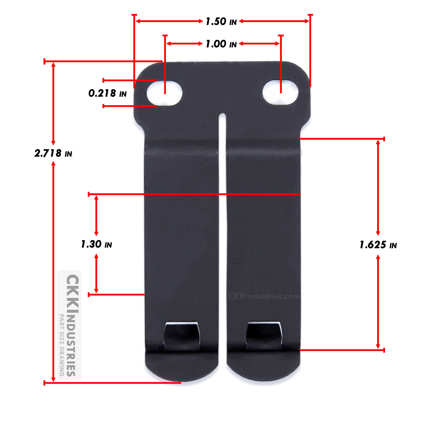 Monoblock Belt Clips – Inside-The-Waistband/IWB Holster Mounting Attachments