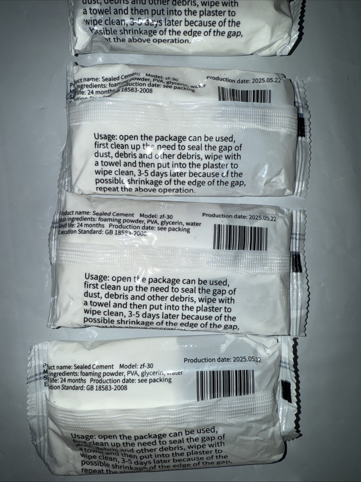 ROhS Sealant Clay Hole Blocking, Anti-insects With Good Plasticity (Lot Of 5)