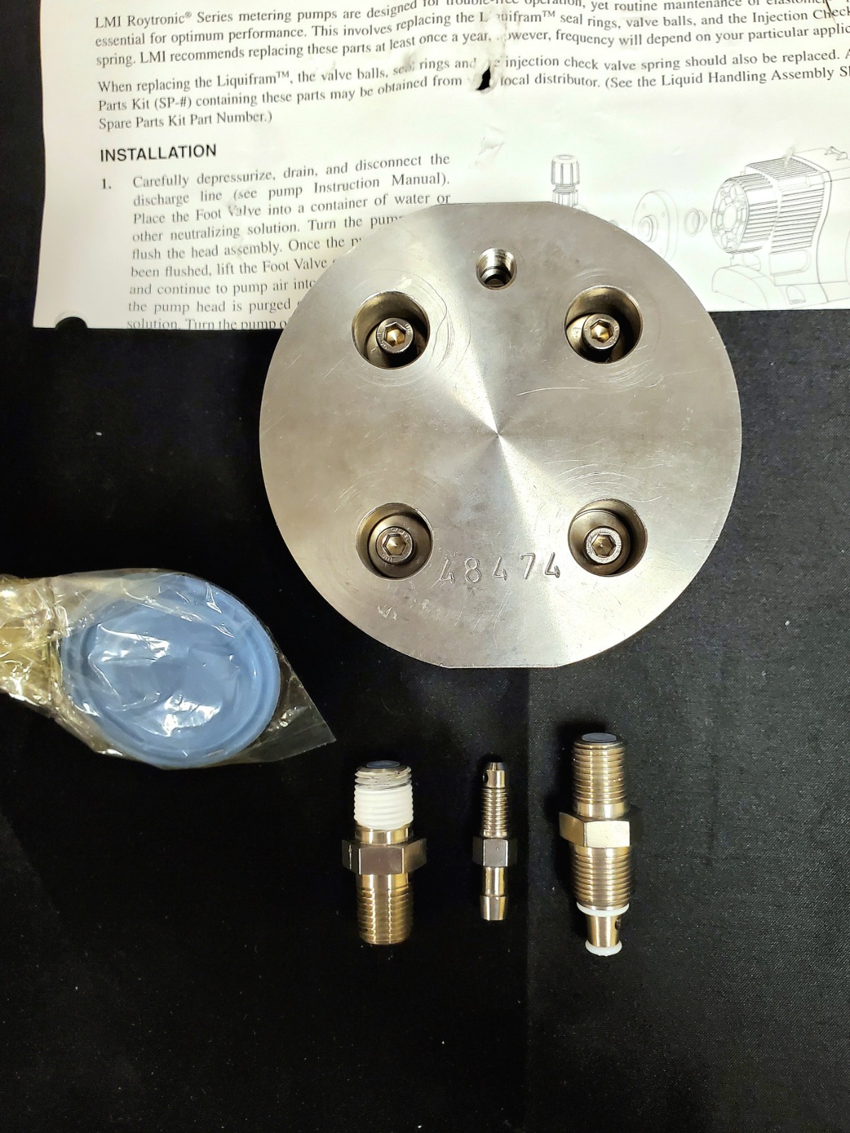 LMI / Milton Roy Liquid End – 316SS – US Stock – Brand New: LE-947NP