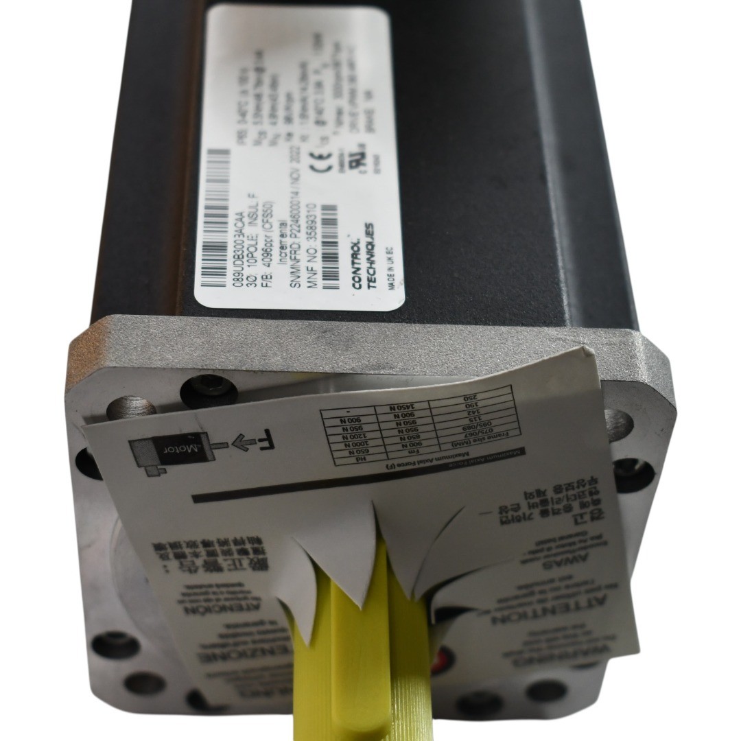 NEW Control Techniques 089UDB300BACAA Unimotor hd AC Servo Motor 3000RPM 460V