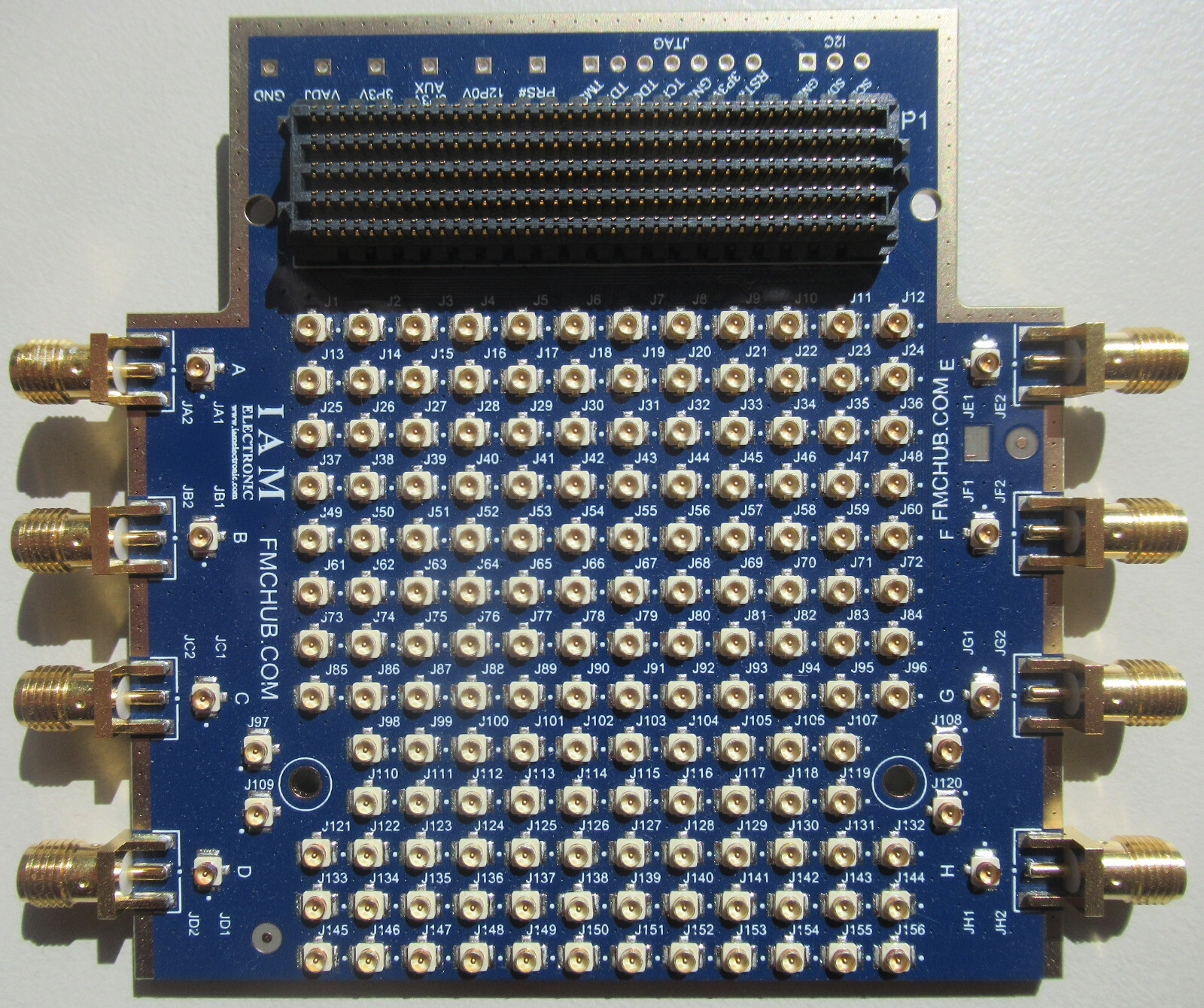FPGA Mezzanine Card (FMC) HPC-U.FL Debug Board