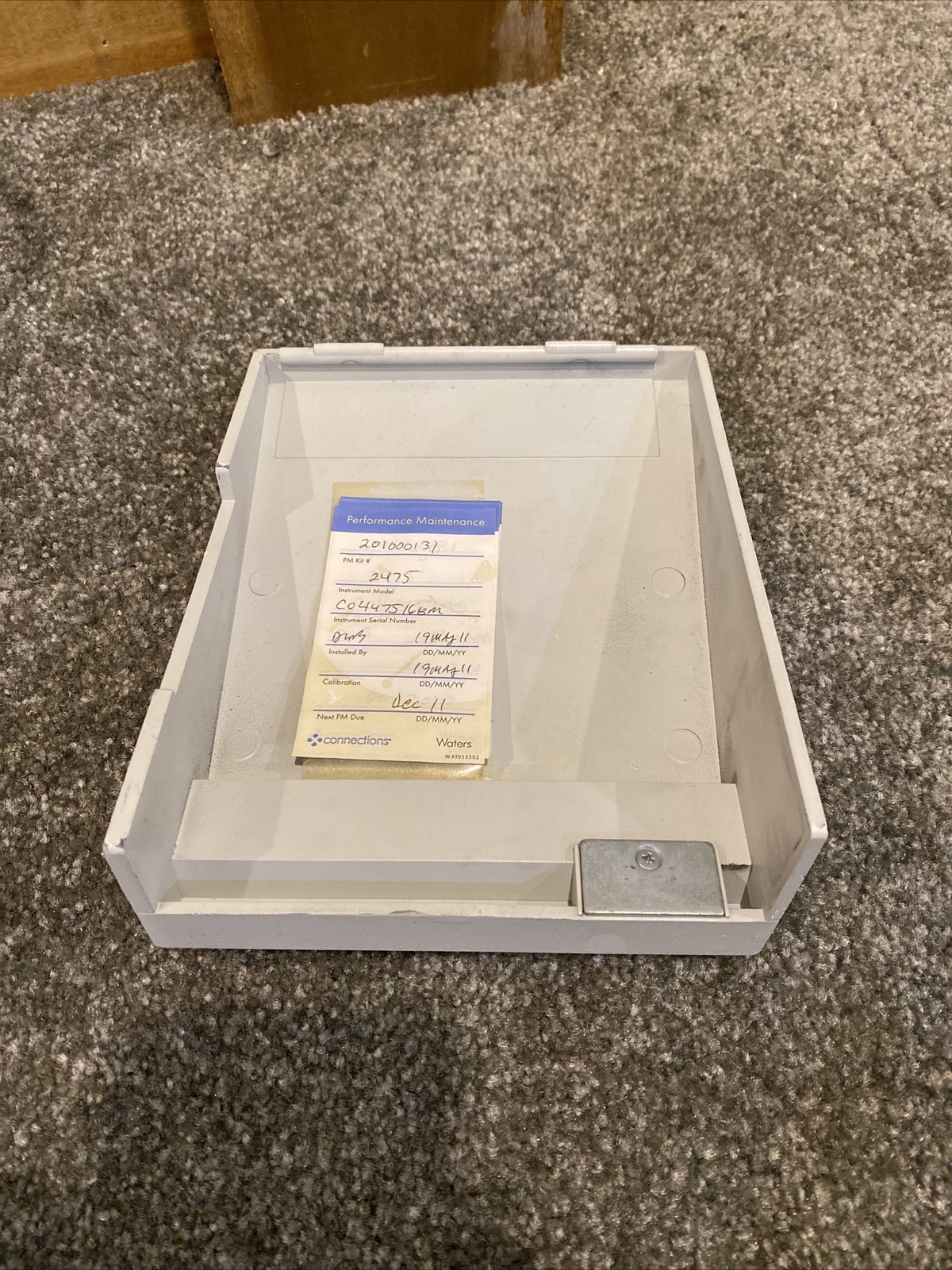 OEM Waters 2475 Multi Fluorescence Detector Replacement Cover
