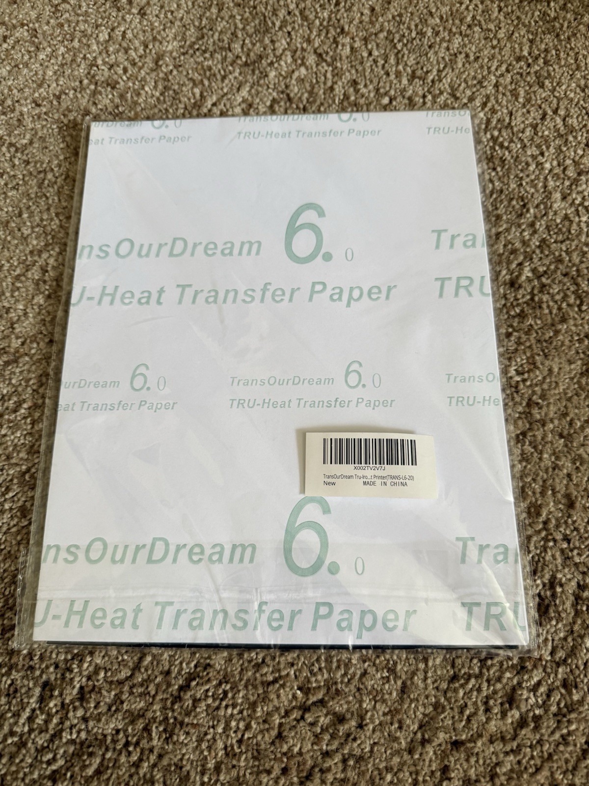 Professional Tru-Heat Transfer Paper 6.0 – 25 Page Count