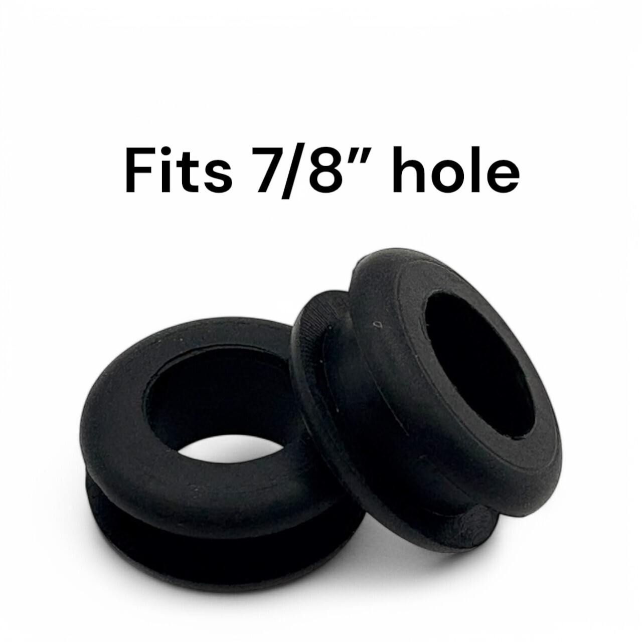 Rubber Grommet to fit 7/8″ Hole in 1/4″ Thick Panel – 5/8″ Inner Diameter