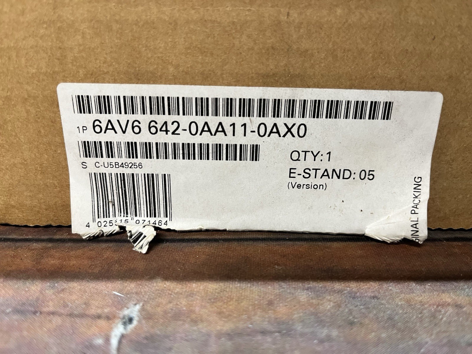 Siemens HMI 6AV6642-0AA11-0AX0 TOUCH PANEL 177A 6AV6 642-0AA11-0AX0 US Seller SC