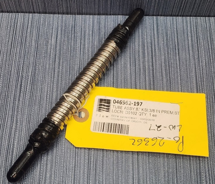 Flow 046562-197 Tube Assembly 87K 3/8″ OD 197mm Straight