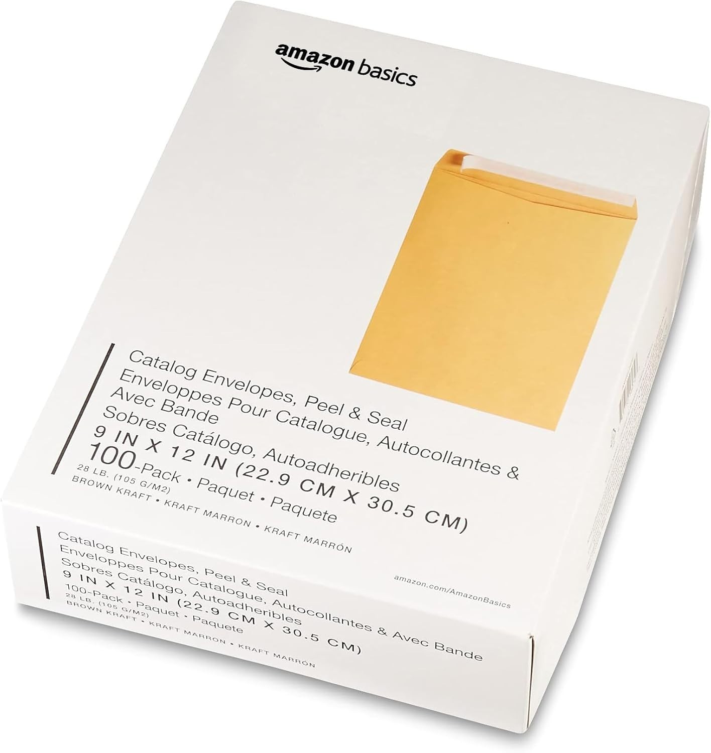 100 Pcs CLASP ENVELOPES 9×12 28lb Kraft Shipping Mailing Gummed Business Manila