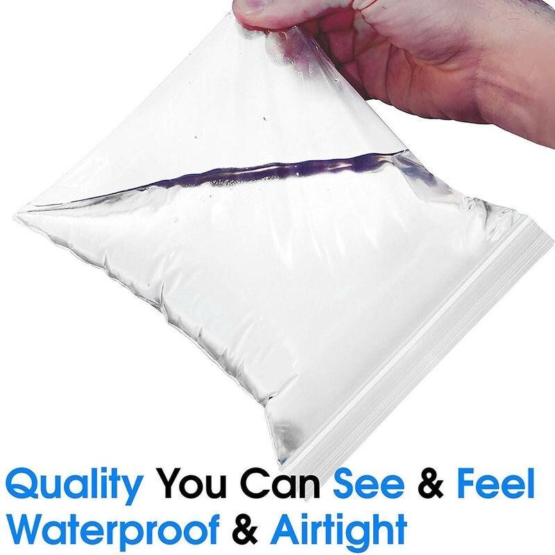 Grip Seal Bags Self Resealable Grip Poly Plastic Clear Zip Lock MIX 2 Mil 2ML