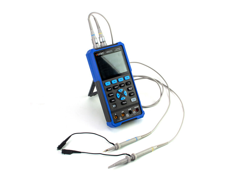 OWON HDS272 3.5″ 2CH Handheld Oscilloscope 70MHz Bandwidth 20000 Counts 0-2V
