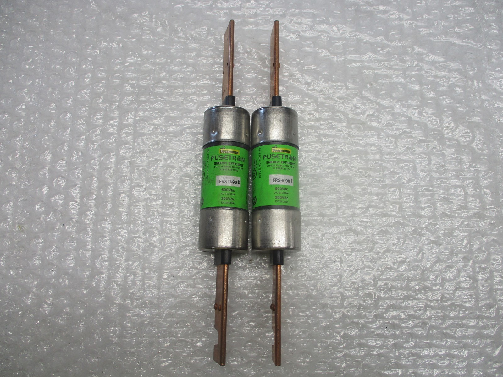 BUSSMANN FRSR90 FUSE GREEN LOT OF 2 NSNP