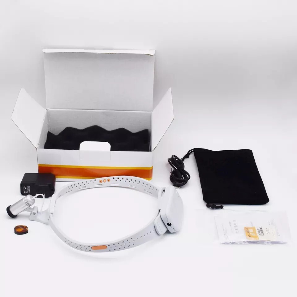 3W High CRI LED Surgical Head Light ENT Wireless Ultra-light Headlamp US STOCK