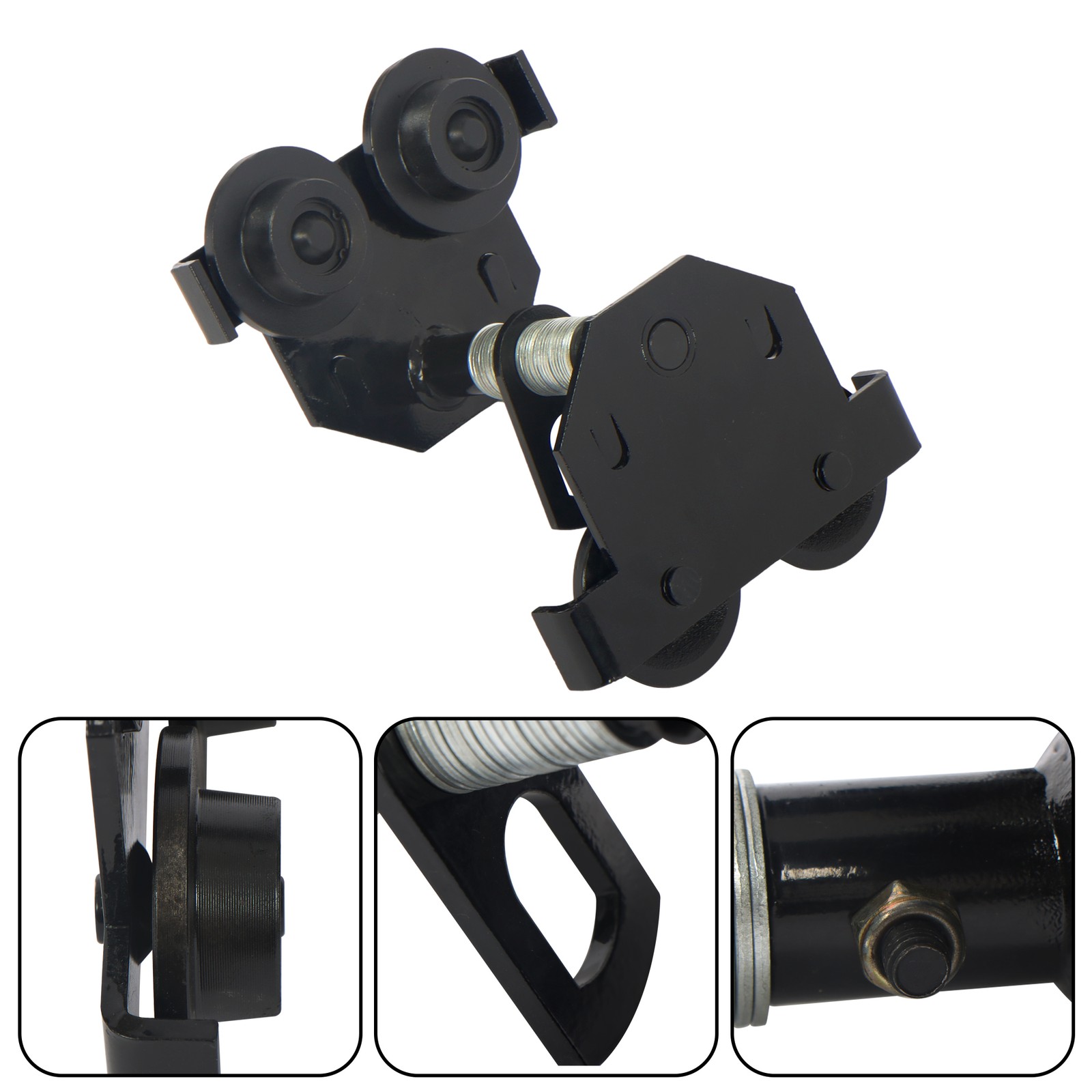 1100lb/0.5t I-Beam Trolley Alloy Steel Double Wheel I-Beam Flange Width 55-135mm