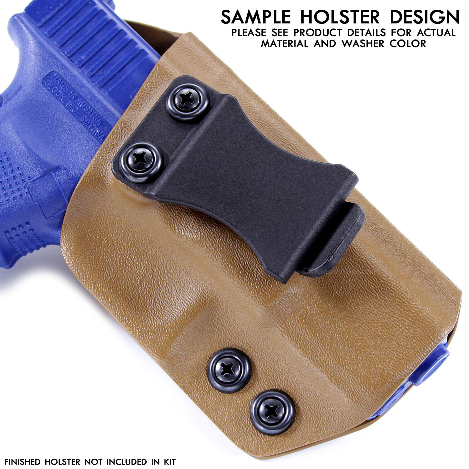 DIY Holster Making Kits – 1-Piece Adjustable Retention Holster Design – w/FOMI