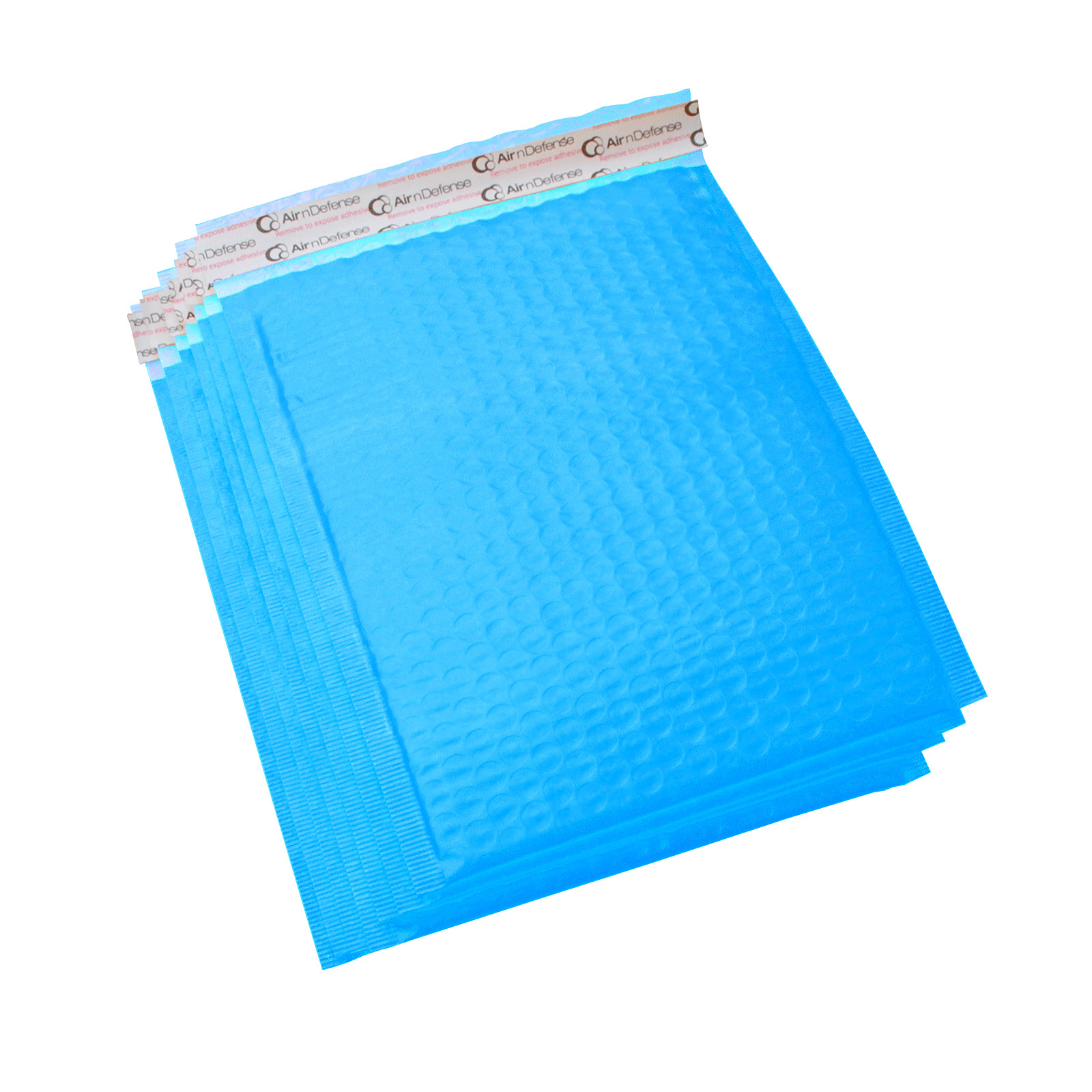 AirnDefense 1000 #000 4X8″ Blue Poly Bubble Mailers Shipping Padded Envelope