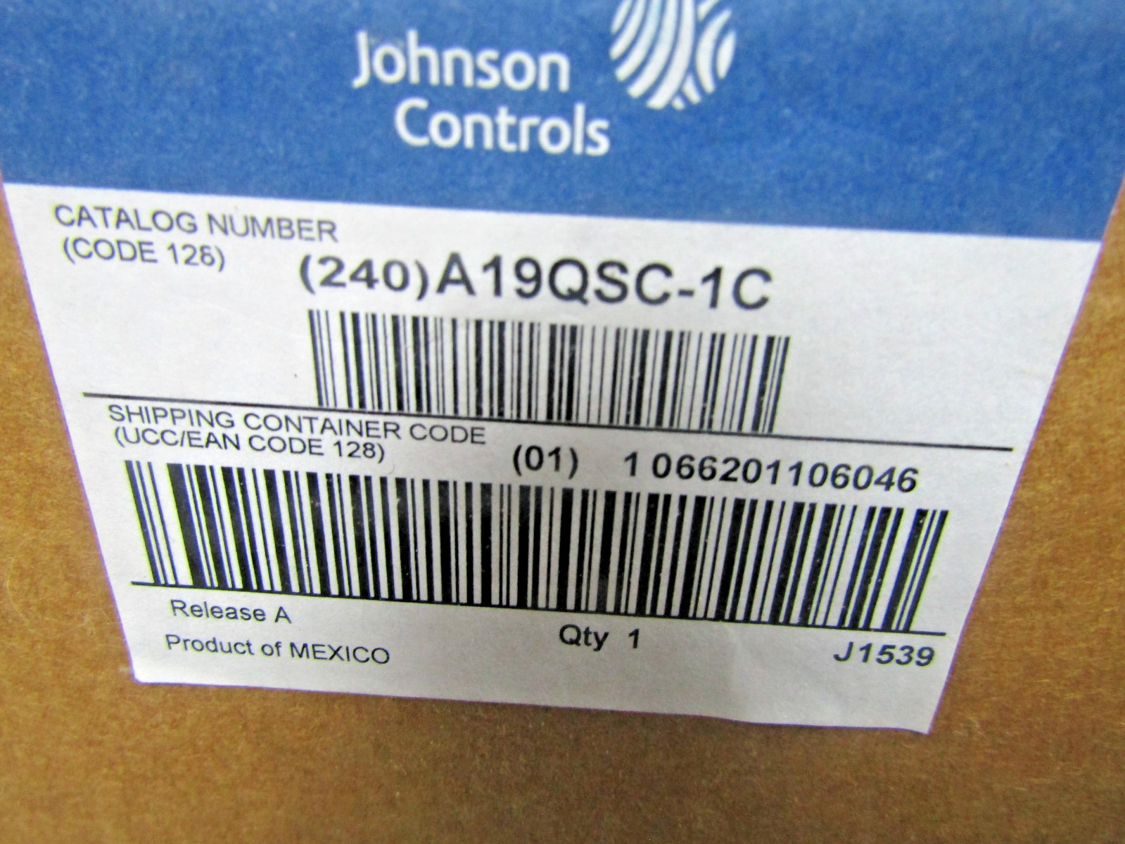 ✌️NEW JOHNSON CONTROLS (240) A19QSC-1C INDUSTRIAL THERMOSTAT RANGE 0/150°