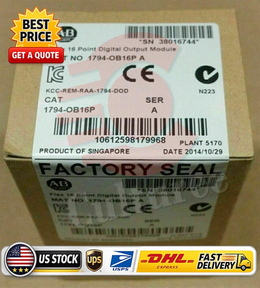 1 PCS New Factory Sealed AB 1794-OB16P SER A Flex 16 Point Digital Output Module