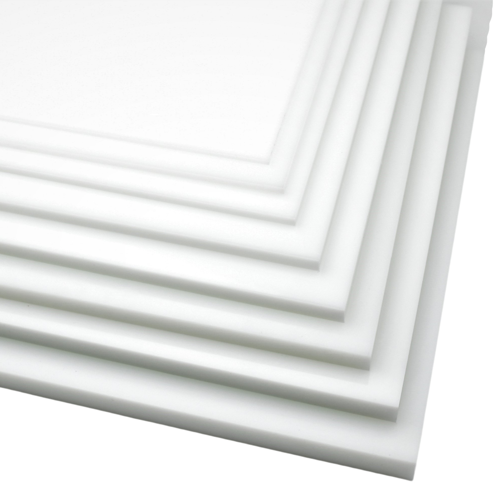 BuyPlastic Natural White HDPE Plastic Sheet 3/8″ x 24″ x 48″