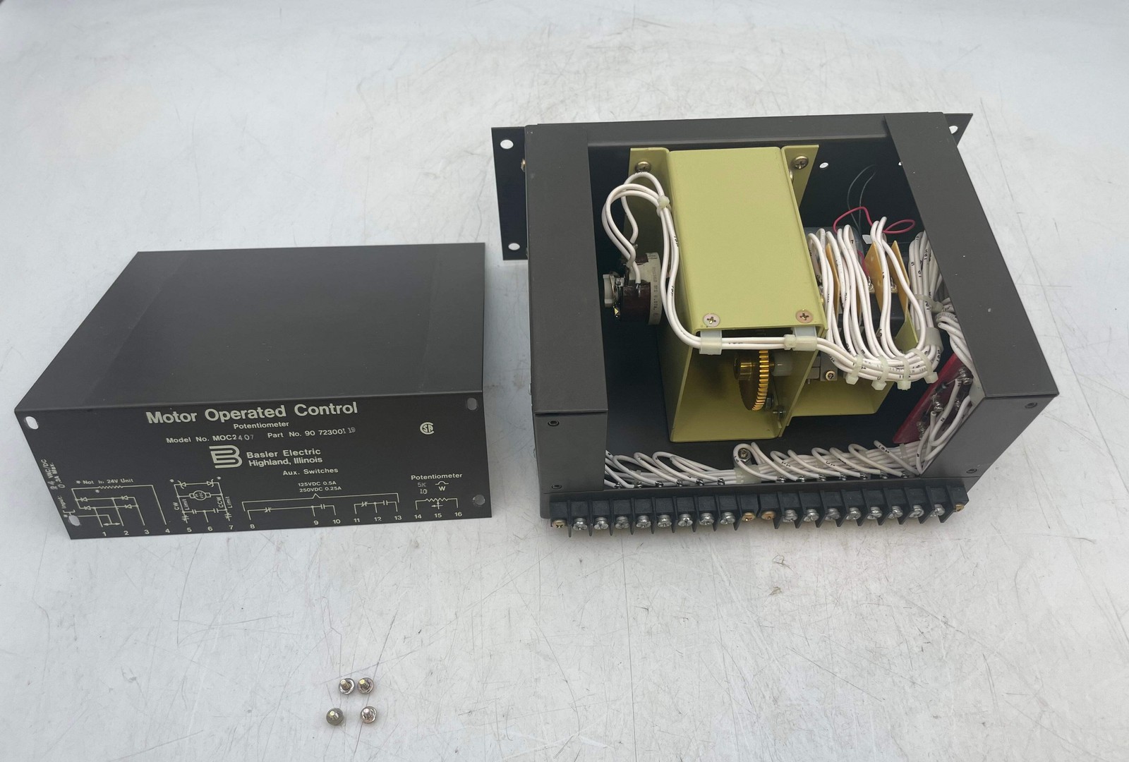 Basler Electric 9072300119 MOC2407 Motor Operated Control Potentiometer (Used)