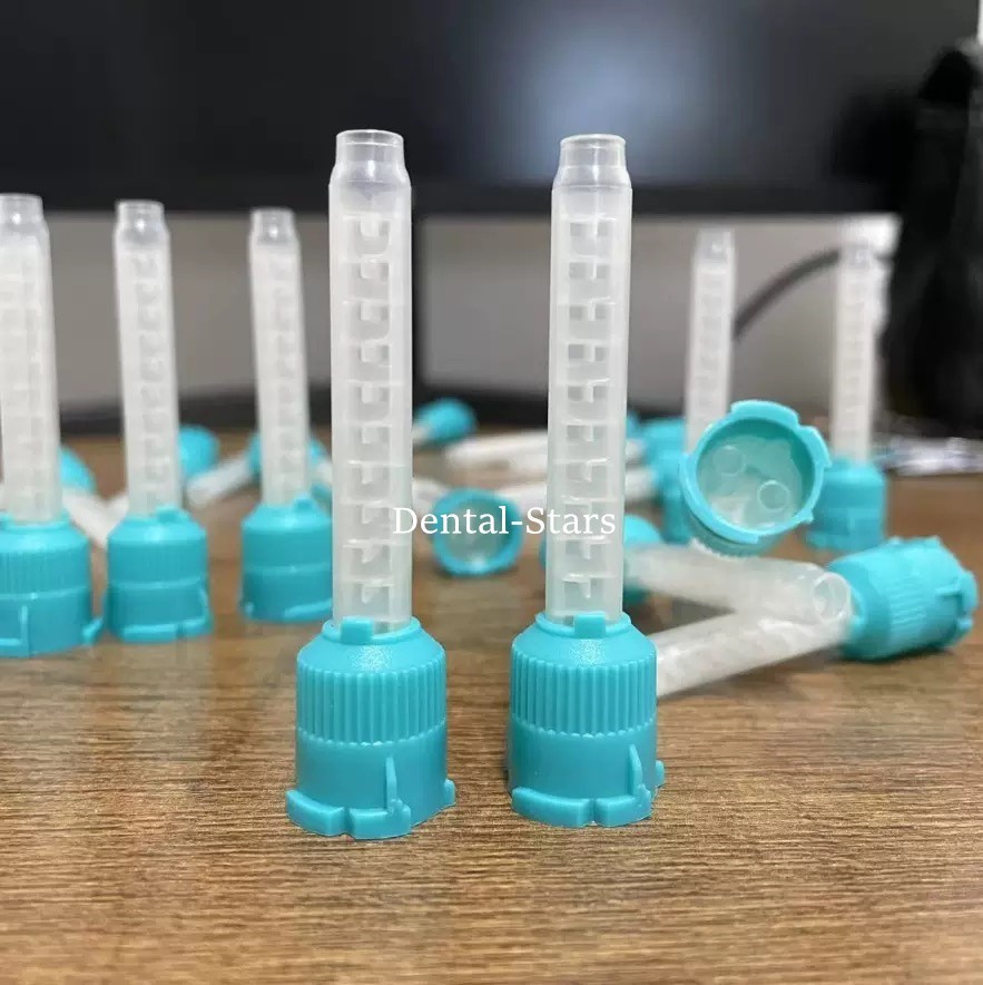 Dental Mixing Tips for Light Body Impression Material Green Long 90mm/Short 70mm
