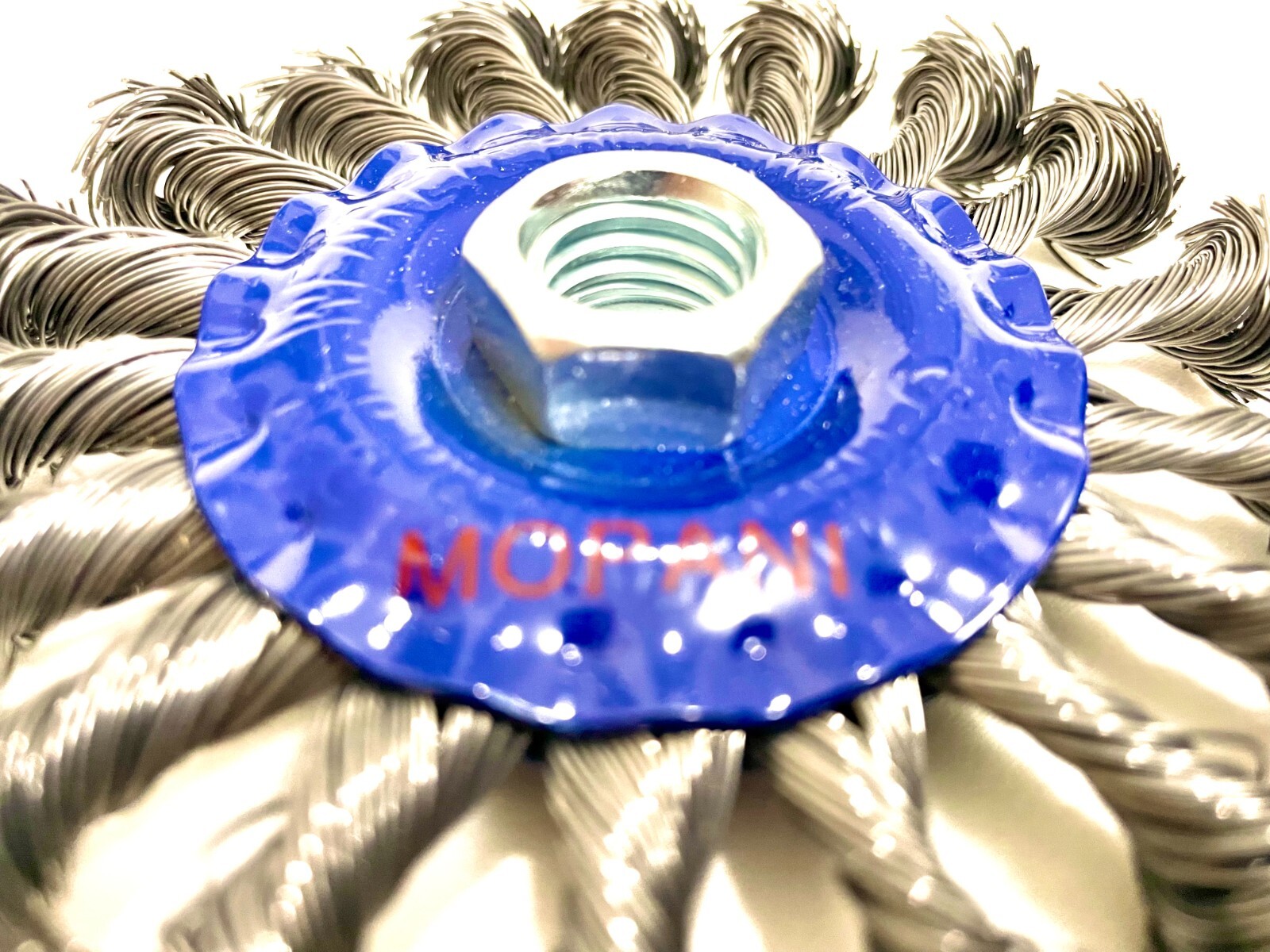 10Pcs Wheel Wire Brush 4-Inch (4″ Twisted/Knotted) 5/8″-11 UNC Angle Grinder