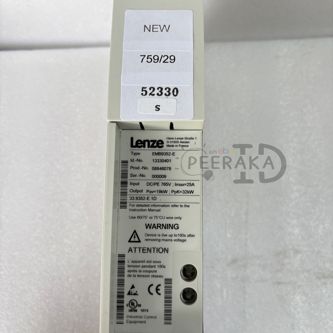 EMB9352-E LENZE , Free ship DHL , EMB9352E