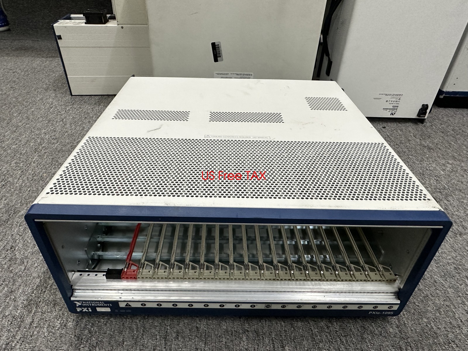 Used National Instruments NI PXIe-1095 PXIe, 18-Slot Up to 24 GB/s PXI Chassis