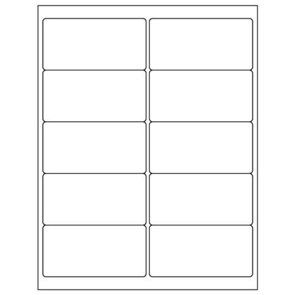 1000 Count Blank Address Shipping Labels 100 Sheets 2″ x 4″ 10-UP 10 Per Sheet