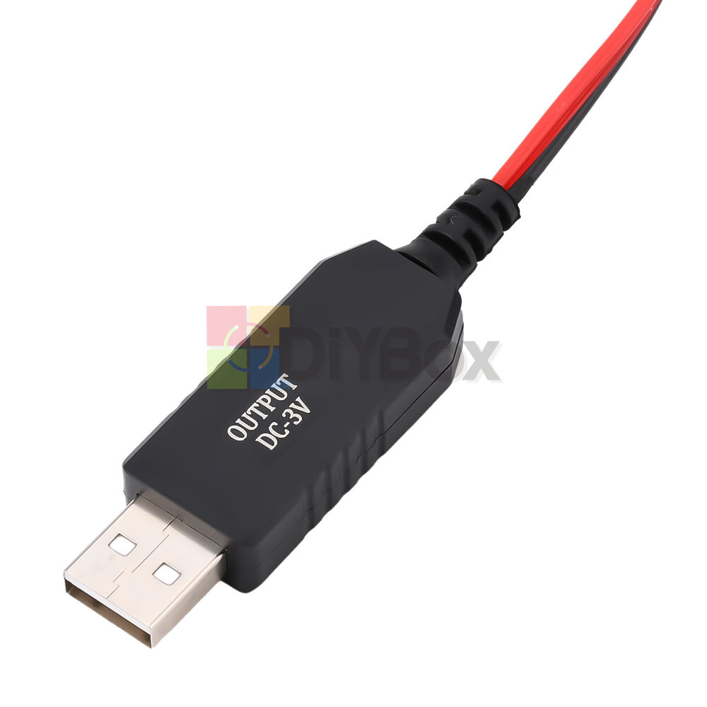 USB 5V to 3/4.5/6V Battery Eliminator Replacement AA AAA Battery Power Supply