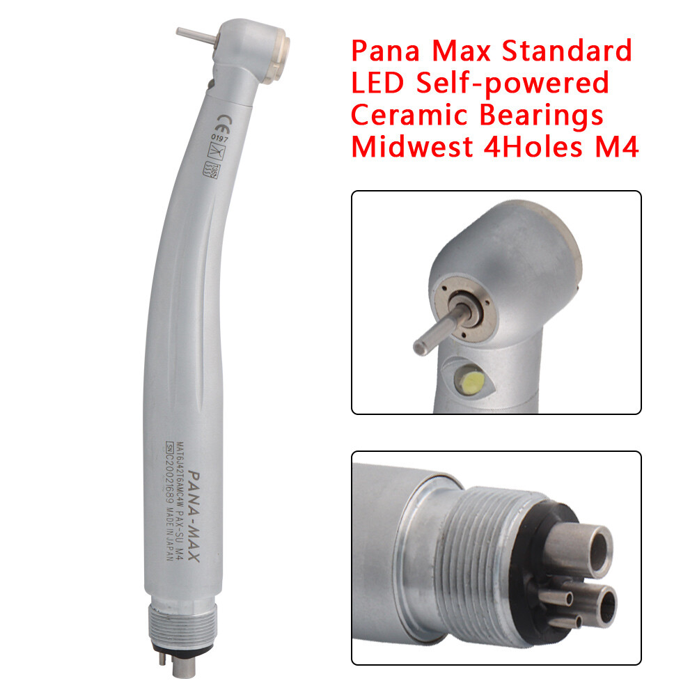 Dental Pana Max LED High Speed Handpiece Self-powered E-generator 2 Hole/4 Hole