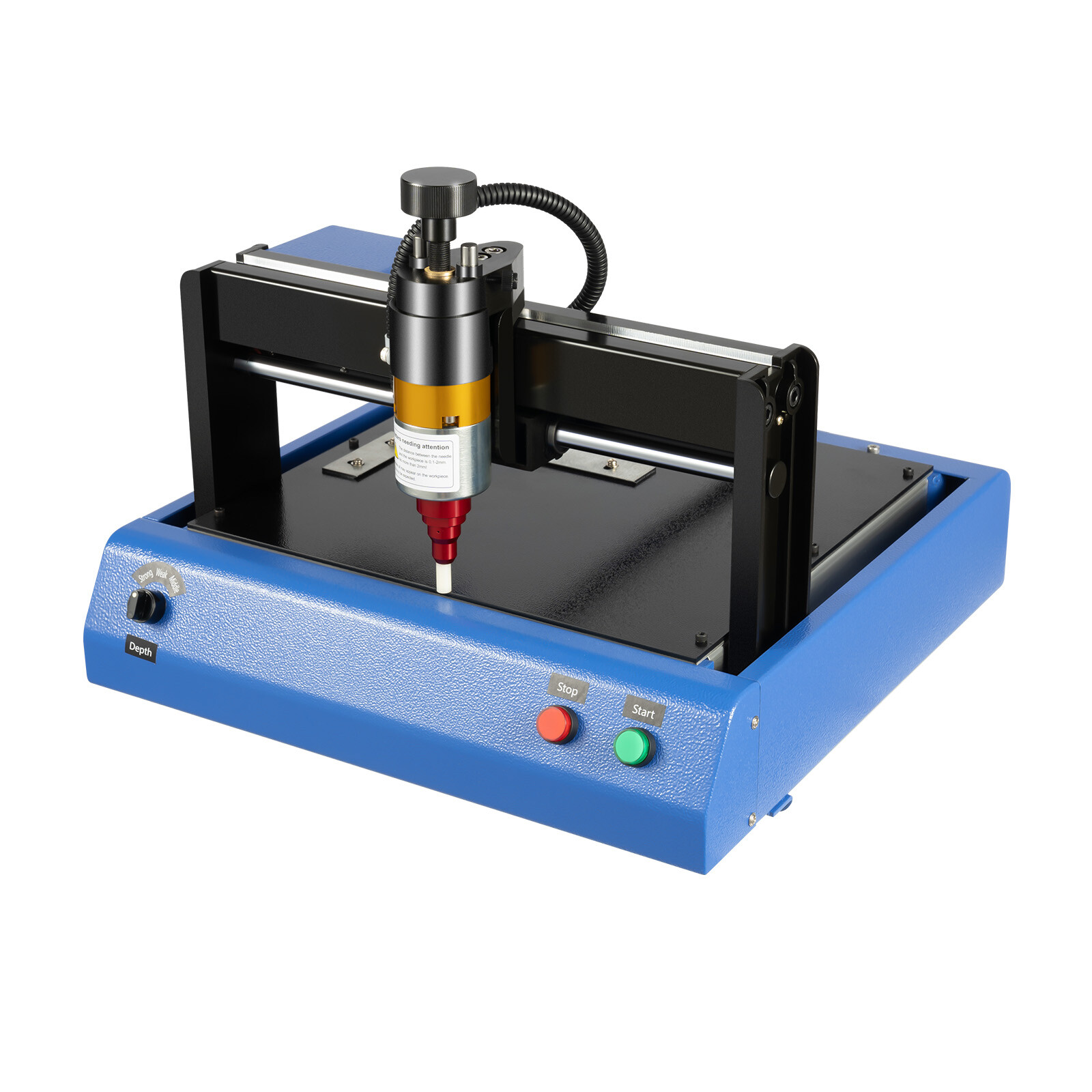 400W Electric Metal Marking Engraving Machine for Steel Plate Dog Tag Nameplate