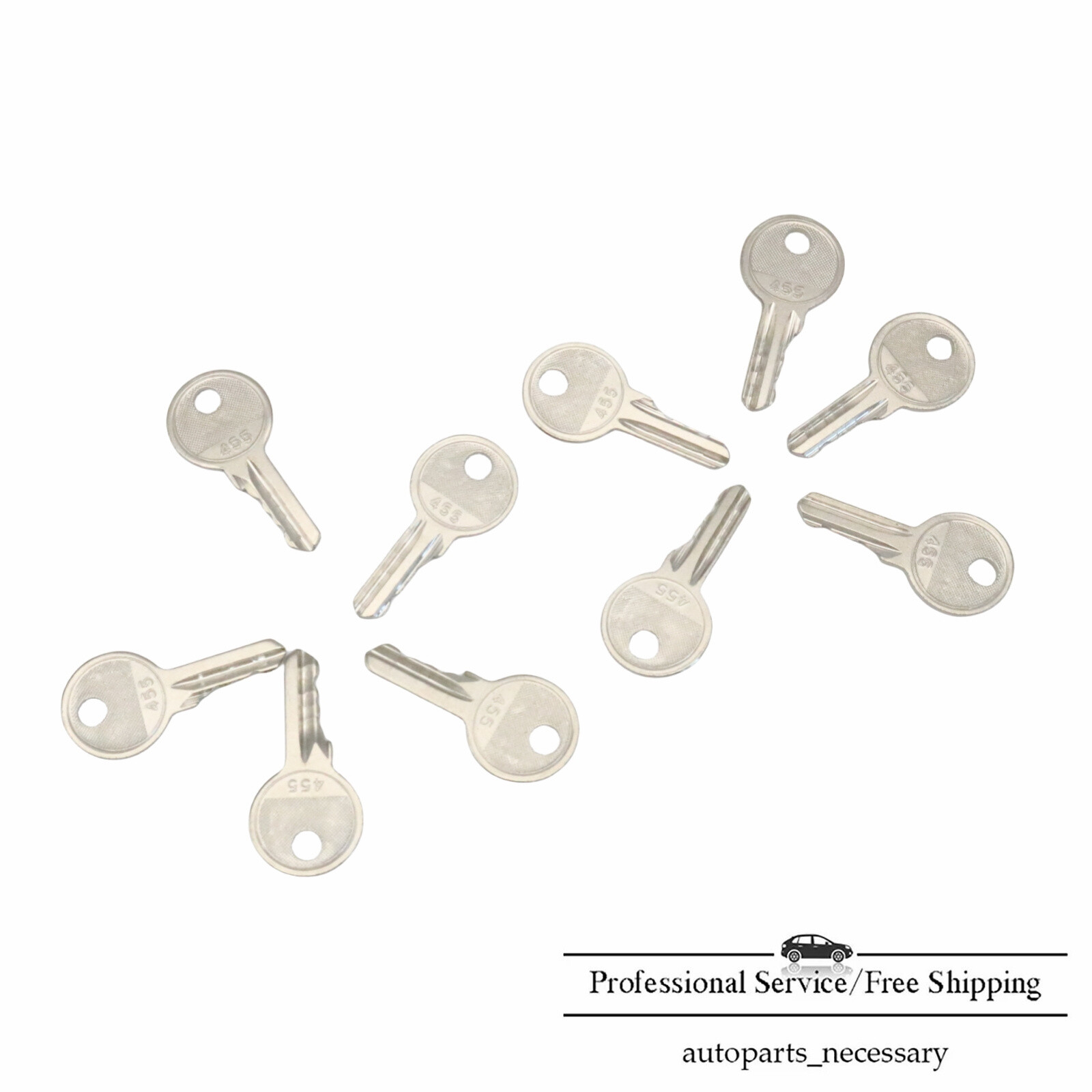 10X Ignition Keys 455 key 104466 For Genie Skyjack Snorkel Terex Vermeer