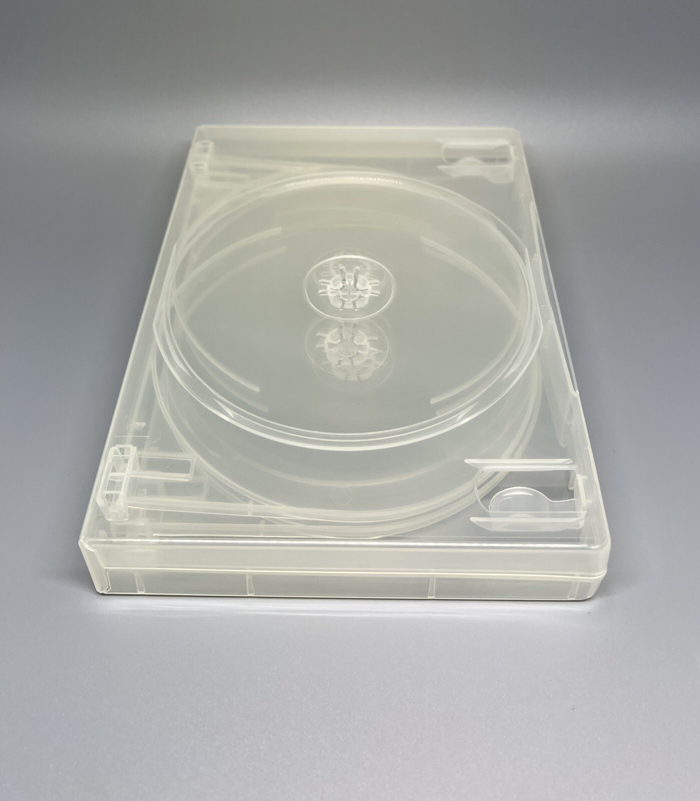 2 PCS TOP QUALITY 27MM MULTI 6 DISC DVD CASE, BOOKLET CLIP, SUPER CLEAR, BQJ6