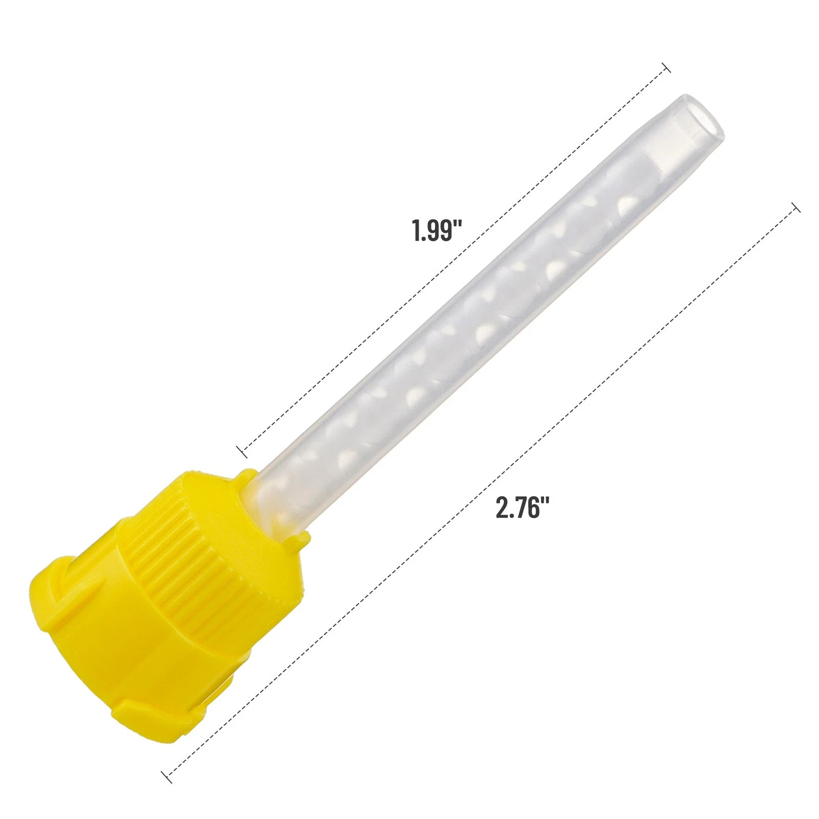 50Pack Dental Mixing Tips for Impression Material C&B Cements Temporary Crowns