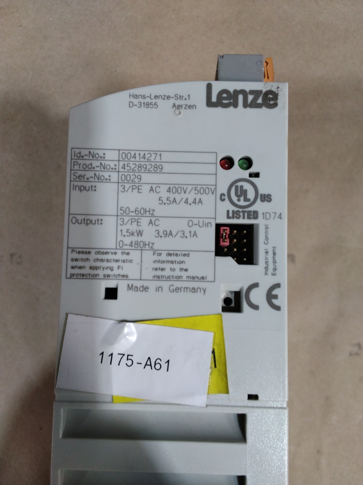 Lenze E82EV152_4B