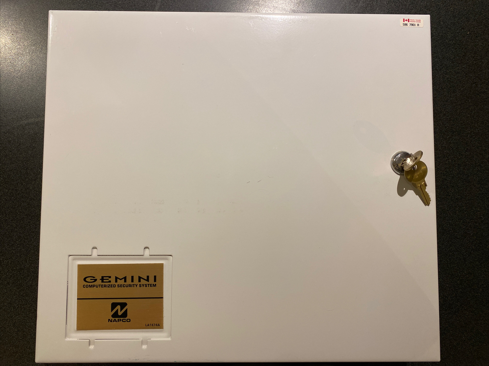NAPCO Gemini Computerized Security System Cabinet LA1474A + Wireless Receiver