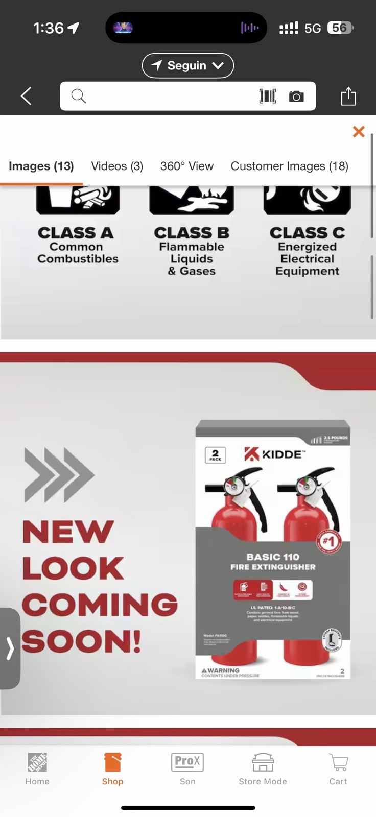 2-Pack Kidde Home Fire Extinguisher 1-A:10-B:C Class ABC 2.5 lb. 21030932 New✅