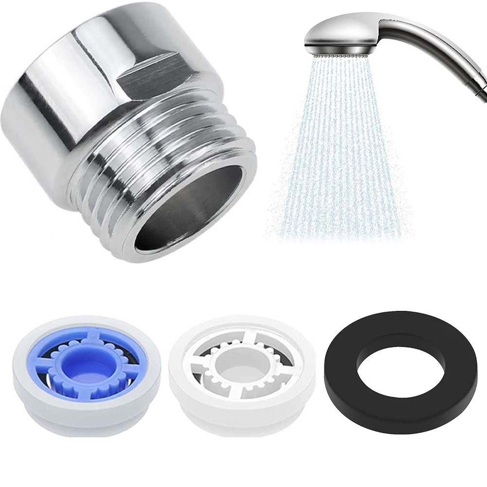 Water Saving Shower Regulator Kit with 6 8L/min Shower Head Reactors